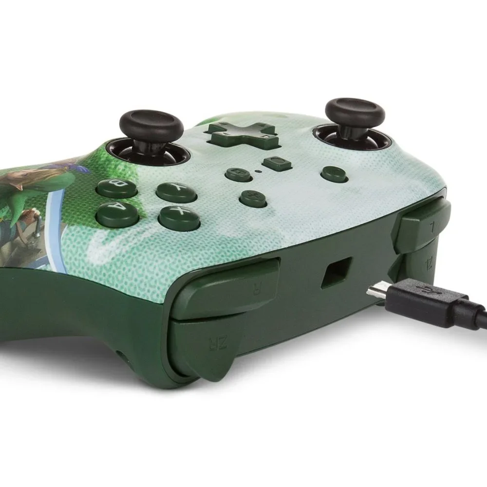 Nintendo Switch Controller Wired The Legend of Zelda 10ft USB New Sealed Green